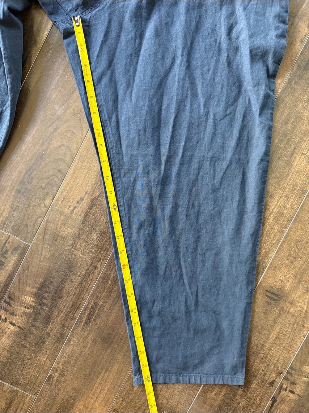 NWT AG Adriano Goldschmied Navy Blue Wide-Strap Square-Neck Jumpsuit - Picture 11 of 12
